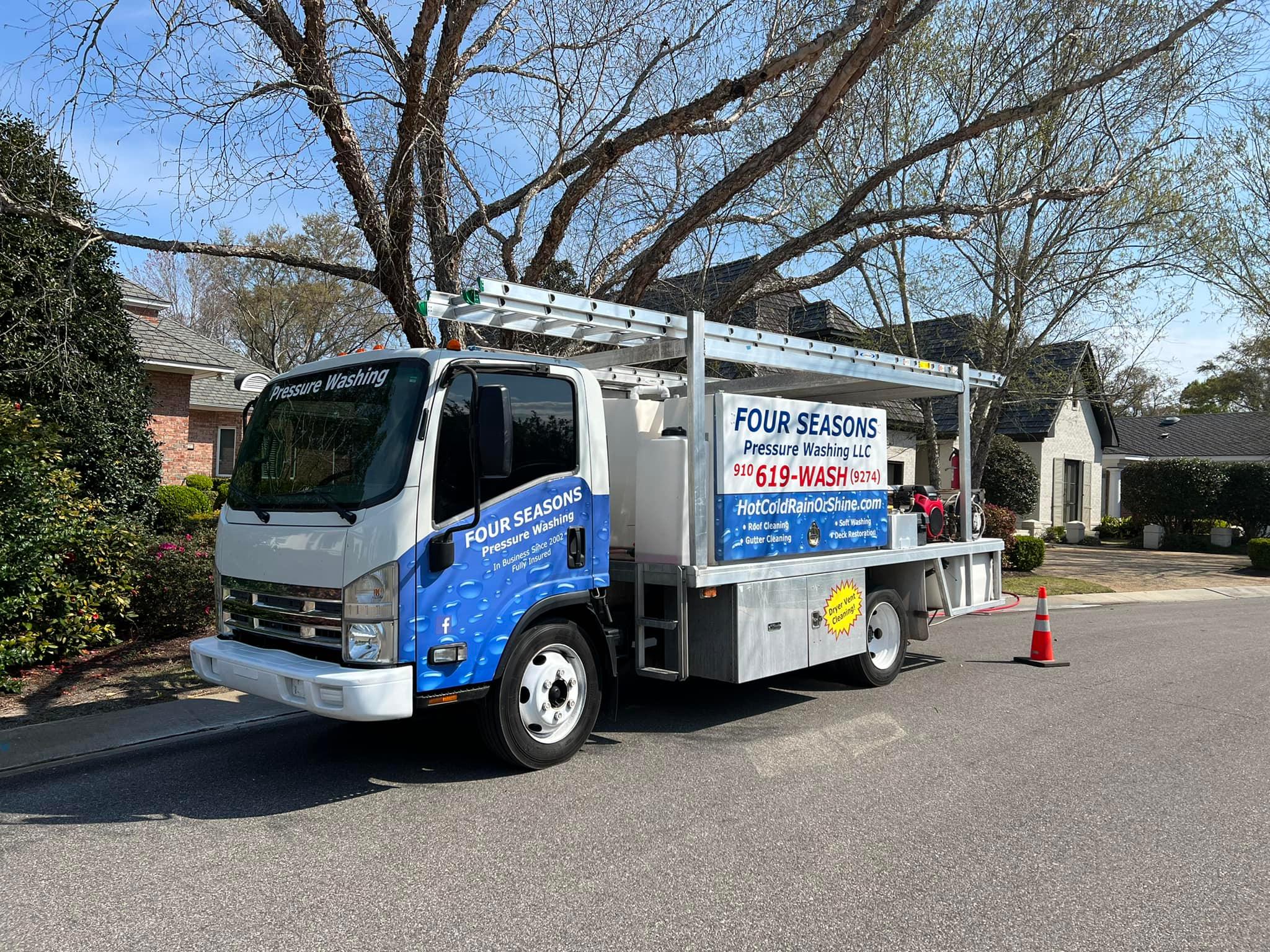 Pressure washing services in Oak Island, NC