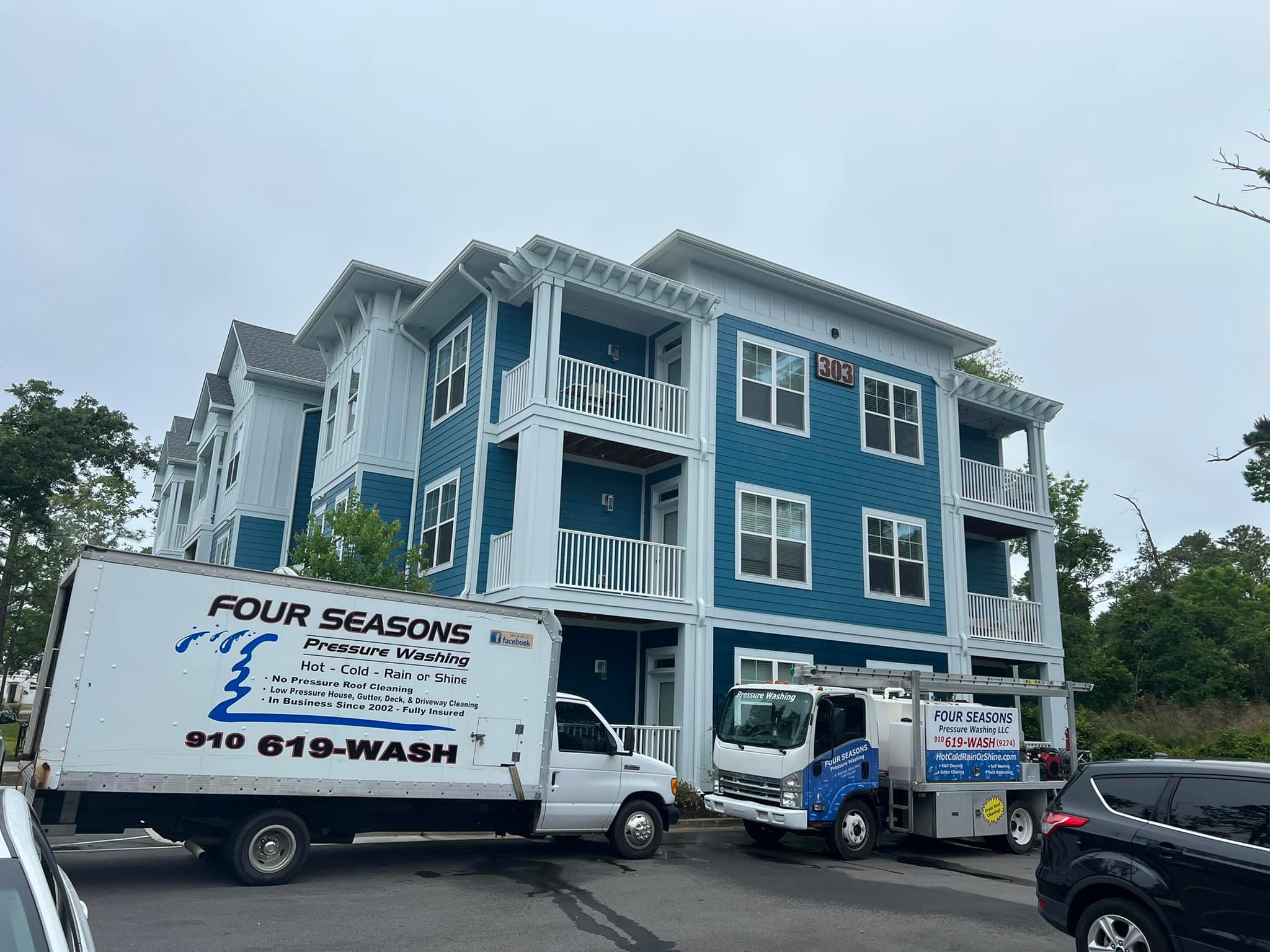 Power washing services in Oak Island, NC